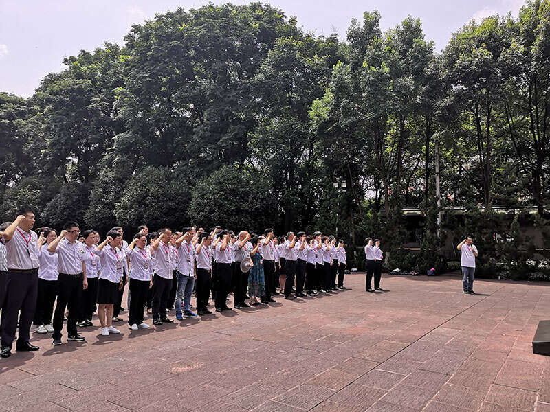 中國銀行瀏陽支行、寧鄉支行"不忘初心、牢記使命"紅巖主題教育培訓班現場教學側記