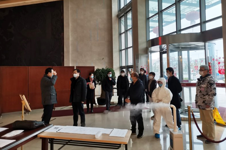 干訓網分享:上海市教委副主任賈煒來校調研檢查疫情防控落實情況